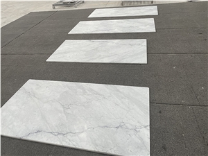White Carrara Marble Composite Honeycomb Rectangle Table Top