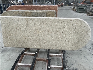 Yellow Terrazzo Tabletops Artificial Stone Table