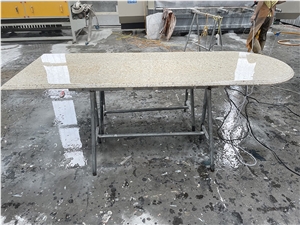 Yellow Terrazzo Tabletops Artificial Stone Table