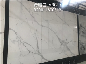 Calacatta Sintered Stone Slab Interior Kitchen Design