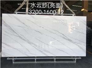 Calacatta Sintered Stone Slab Interior Kitchen Design