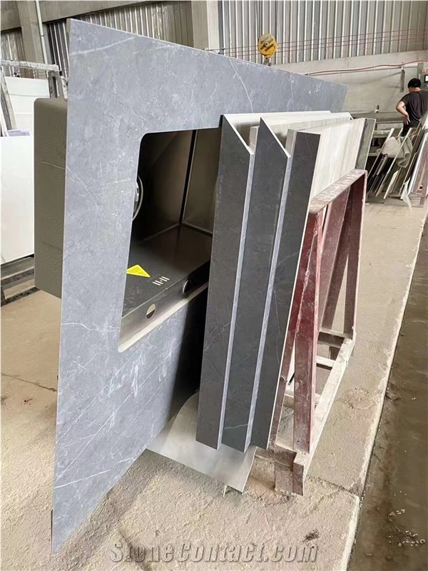 Calacatta Sintered Stone Slab Interior Kitchen Design