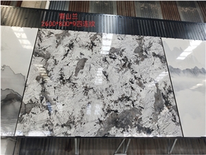 Grey Marble Sintered Stone Slab For Interior Floor Wall