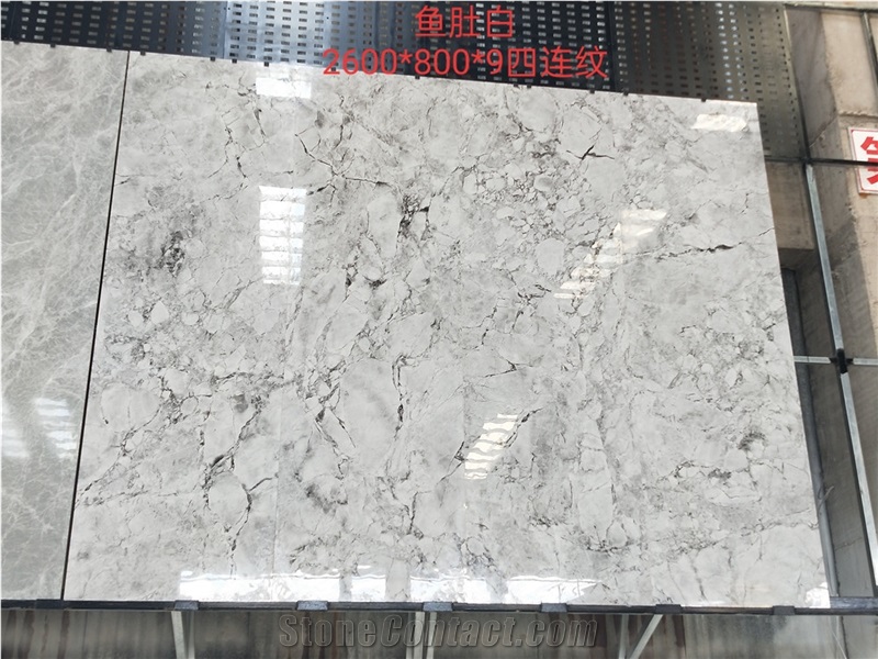 Grey Marble Sintered Stone Slab For Interior Floor Wall