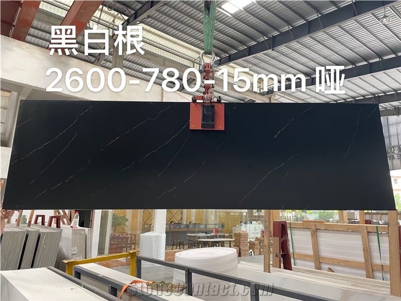 Grey Marble Sintered Stone Slab For Interior Floor Wall