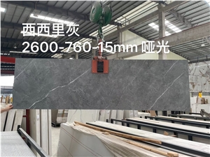 GREY  MARBLE SINTERED STONE SLAB  PORCELAIN TILE