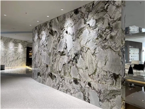 Ice Jade Green Stone Artificial Sintered Stone Slab