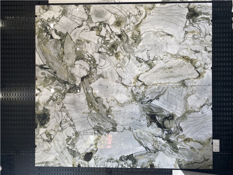 Ice Jade Green Stone Artificial Sintered Stone Slab