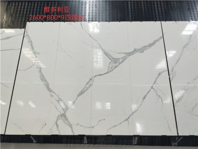 Sintered Stone Slab Interior Kitchen Design Porcelain Tile