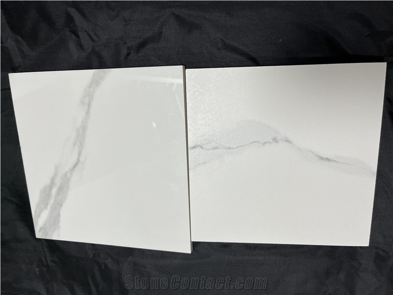 WHITE MARBLE SINTERED STONE SLAB PORCALAIN TILE