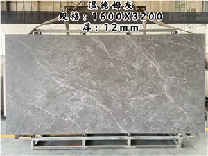 White Marble Sintered Stone Slab Tile