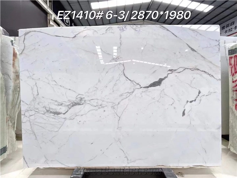 Calacatta White Statuario Carrara Marble Excellent Slabs