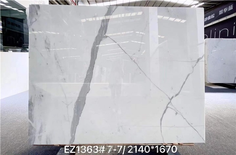 Calacatta White Statuario Carrara Marble Excellent Slabs