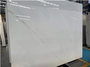 China Cheap Calacatta White Statuario Carrara Marble Slabs