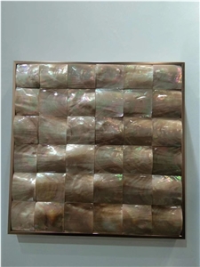 Colorful Sea Shell Mother Pearl Mosaic Pattern Tiles