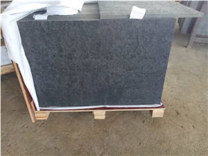 Flamed Black Dark Blasalt Lava Stone