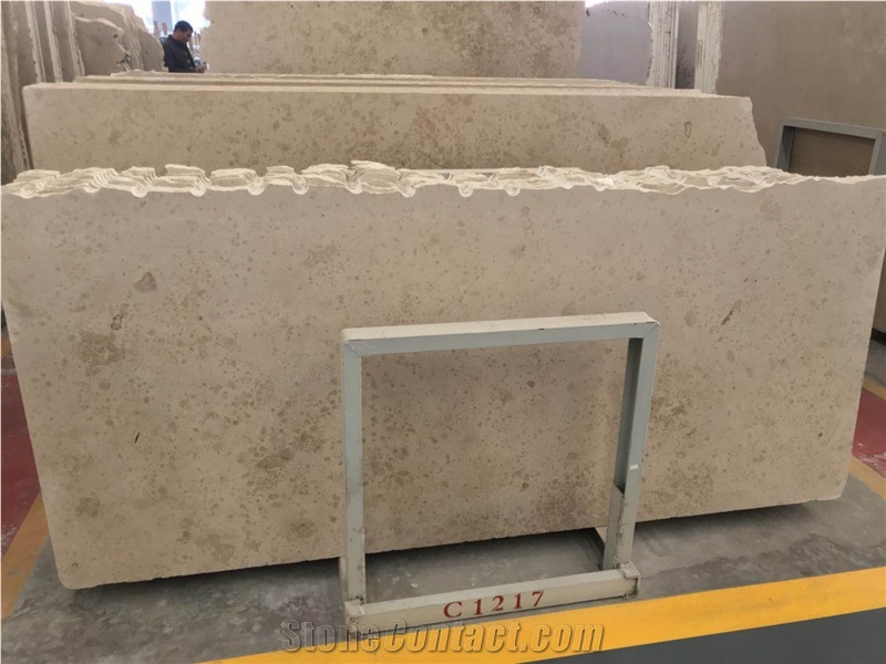 Jura Beige Limestone Slab Tile
