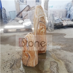 Angel Spark-Striped Onyx Monoliths-Standing Stones Angel Spark-Striped Onyx Monoliths-Standing Stones