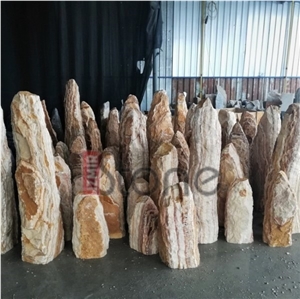 Angel Spark-Striped Onyx Monoliths-Standing Stones