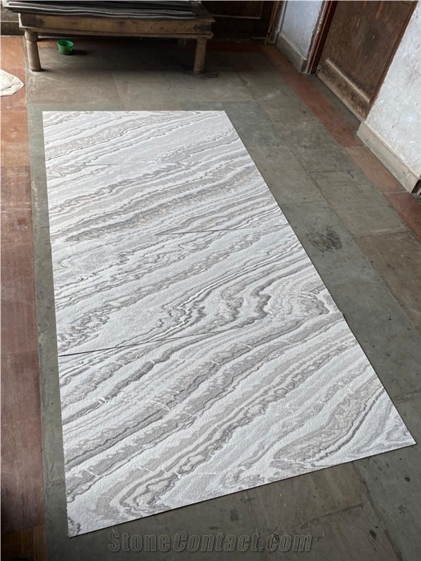 Artic White Marble Flexible Stone Veneer Sheets