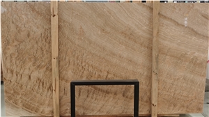 Bookmatch Wood Grain Yellow Onyx Slab