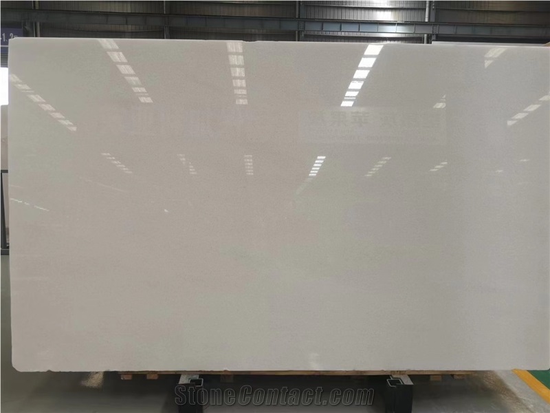 Polished Vietnam Salt White Marble Slab