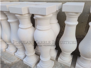 White Limestone Baluster, Limestone Balustrades