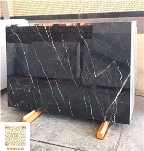 3D Black Marble Slabs