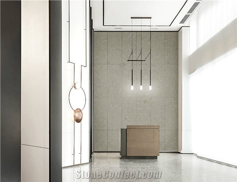 Maya Grey Artificial Marble For Bath Countertops/Vanity Tops
