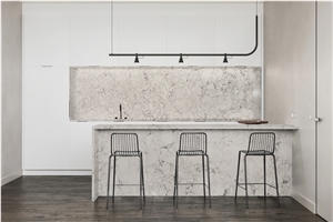 Super White Artificial Marble For Countertops