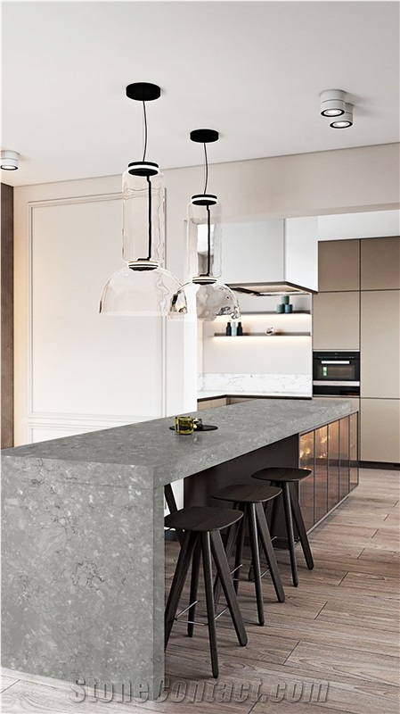 Victorian Grey Artificial Marble Wall Slabs,Tiles