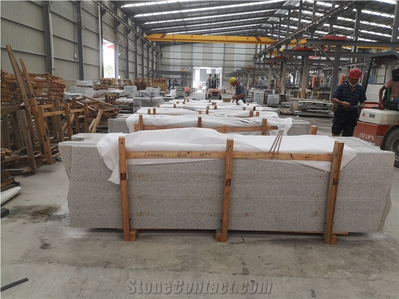 New G603 Crystal Grey Granite Polished Slabs