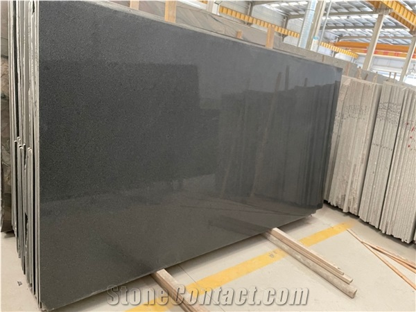 Original G654  Black Granite Big Polished Slabs 