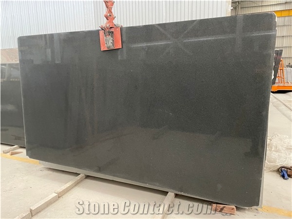 Original G654  Black Granite Big Polished Slabs 