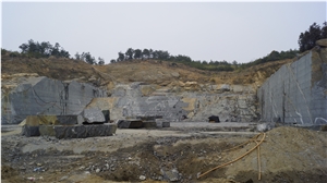 Snow Leopard Black Granite Polished Column With Quarry