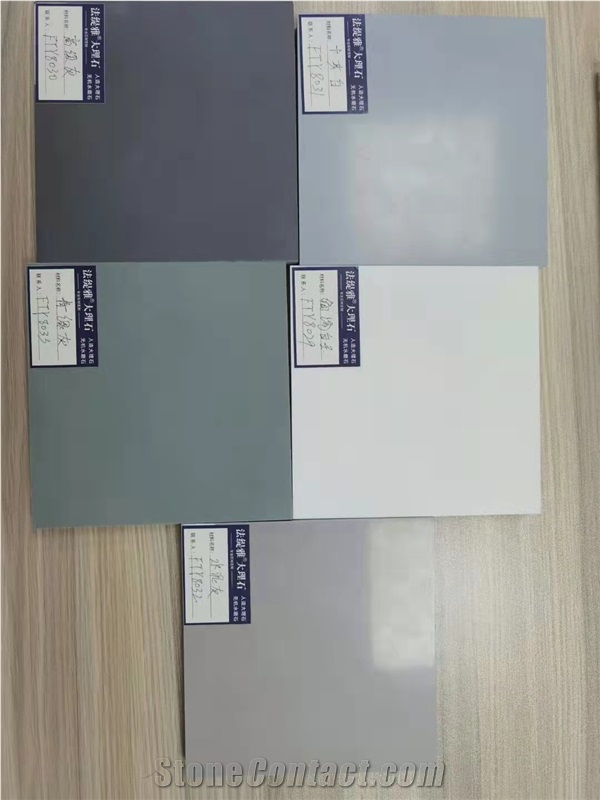 Pure Color Artificial Marble Stone 