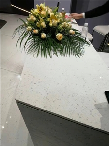 Recycle White Terrazzo Slab Tile Artificial Stone Outdoor