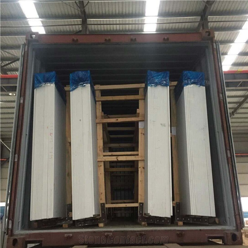 Recycle White Terrazzo Slab Tile Artificial Stone Outdoor