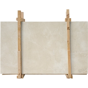 Desert Cream Marble Slab Custom