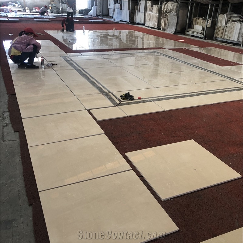 Aran White Marble Composite Tiles