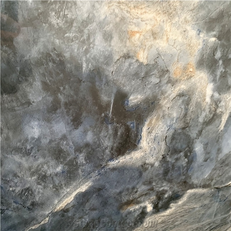 Artificial Stone Porcelain Slab Blue Sintered Stone For Wall