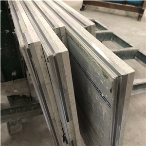 Beige Limestone Wall Cladding Panels, Honeycomb Stone Panel,Honeycomb Backed Stone Slab Composite Honeycomb