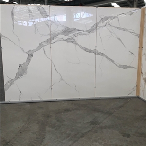 Calacatta White Pocerlain Slabs Sintered Slabs