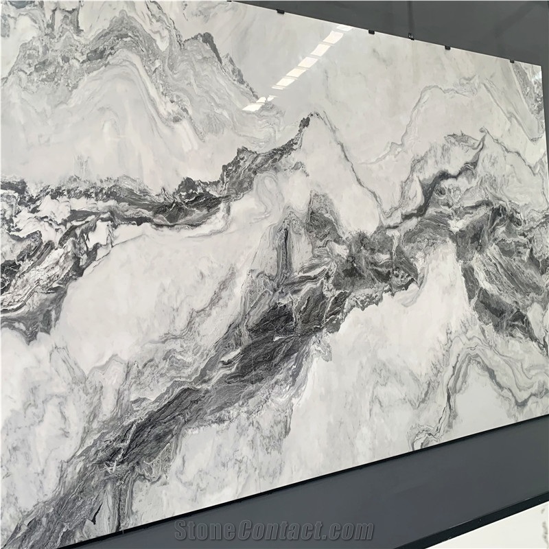 China Landscape Painting Porcelain Slab For Background Wall