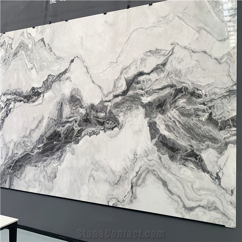 China Landscape Painting Porcelain Slab For Background Wall