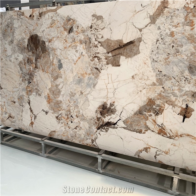 Good Price Artificial Beige Sintered Stone Slabs For Wall
