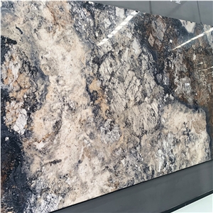 Luxury Exotic Sintered Stone Slabs For Hotel Wall Decoration