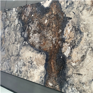 Luxury Exotic Sintered Stone Slabs For Hotel Wall Decoration