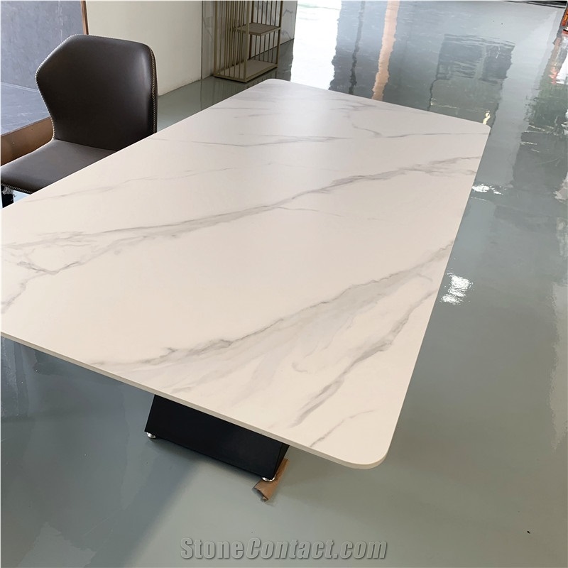Porcelain Artificial Stone Dining Table For Home Decoration