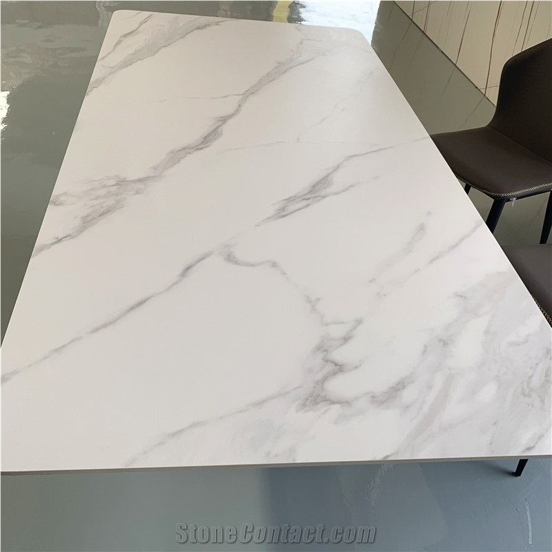 Porcelain Artificial Stone Dining Table For Home Decoration